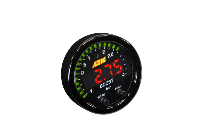 AEM X-Series Boost Pressure Gauge Kit 30 in/hg to 60 PSI - Image 2