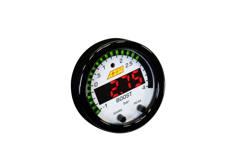 AEM X-Series Boost Pressure Gauge Kit 30 in/hg to 60 PSI - Image 4