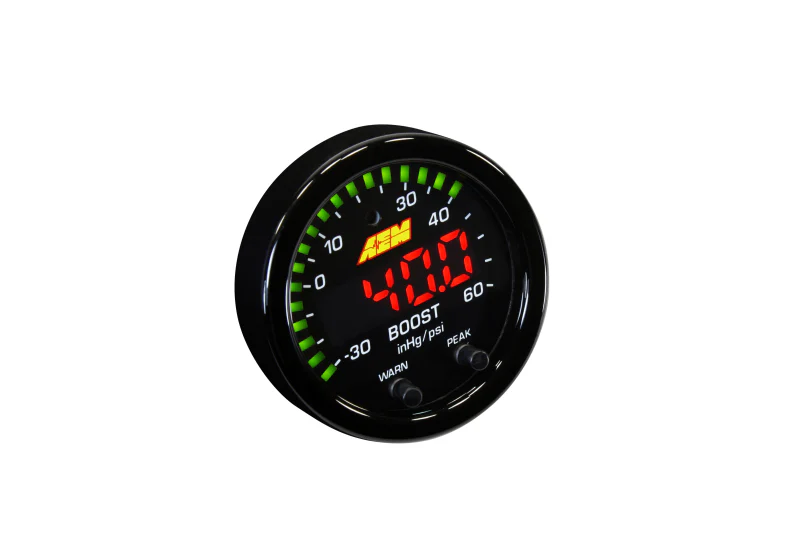 AEM X-Series Boost Pressure Gauge Kit 30 in/hg to 60 PSI - Image 6