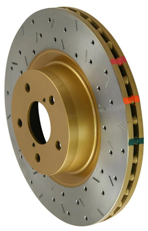 DBA 4000 Series Drilled & Slotted Rear Disc Brake Rotor For Nissan Skyline R32 V-Spec R33 R34 GTR 4929XS (300mm)