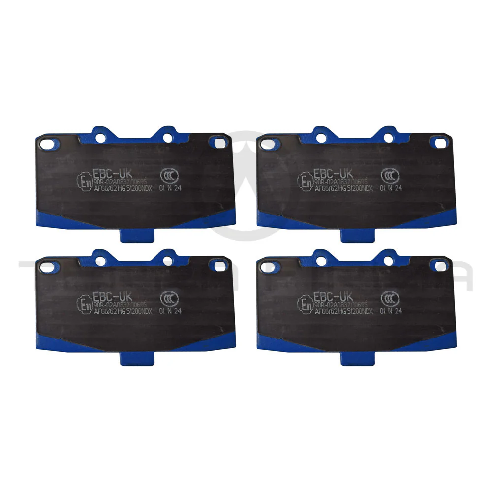 EBC BLUESTUFF NDX Street/Track Front Brake Pads For Nissan 180SX/Silvia/200SX S13 S14 S15 2.0 Turbo  DP51200NDX - Image 2
