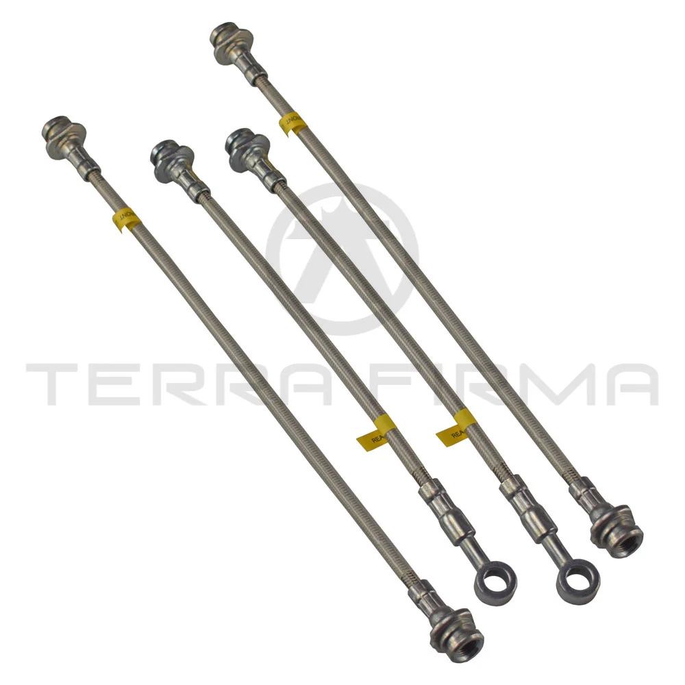 NISMO Stainless Brake Hose Set For Nissan Silvia S15