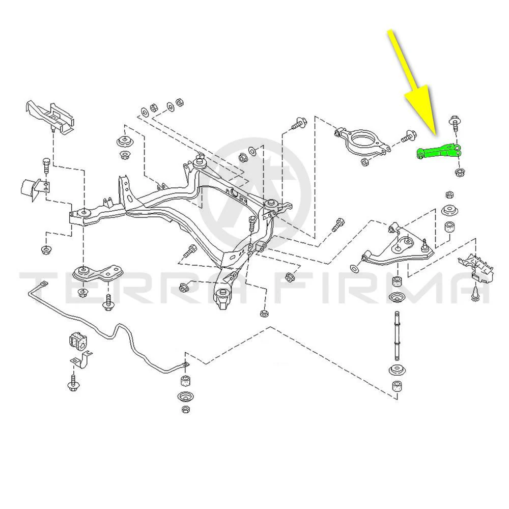 Nissan Laurel C33 Upper Rear Suspension Link, Front Position HICAS RB20/25 - Image 3