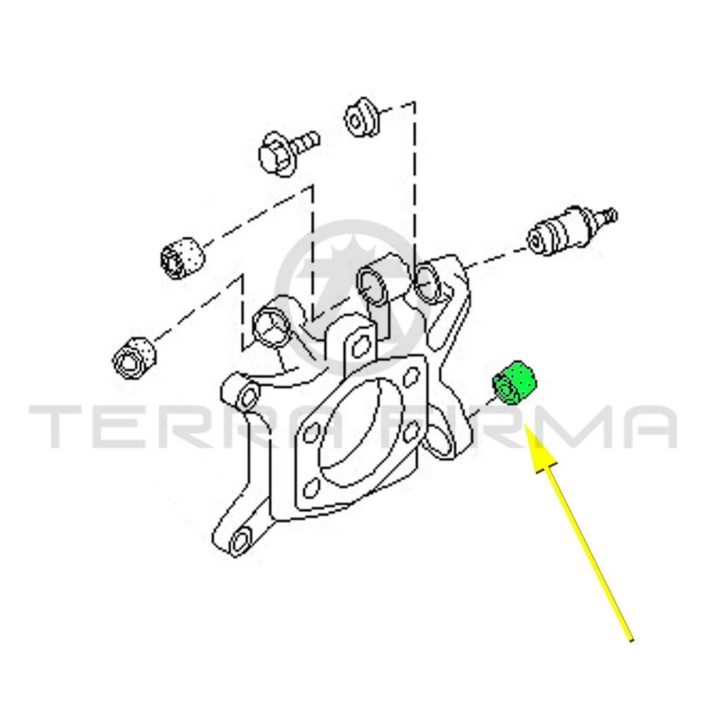 Nissan Skyline R32 GTR GTST GTS4 Rear Axle Knuckle Housing Shock Mount Bushing (43052F) - Image 3