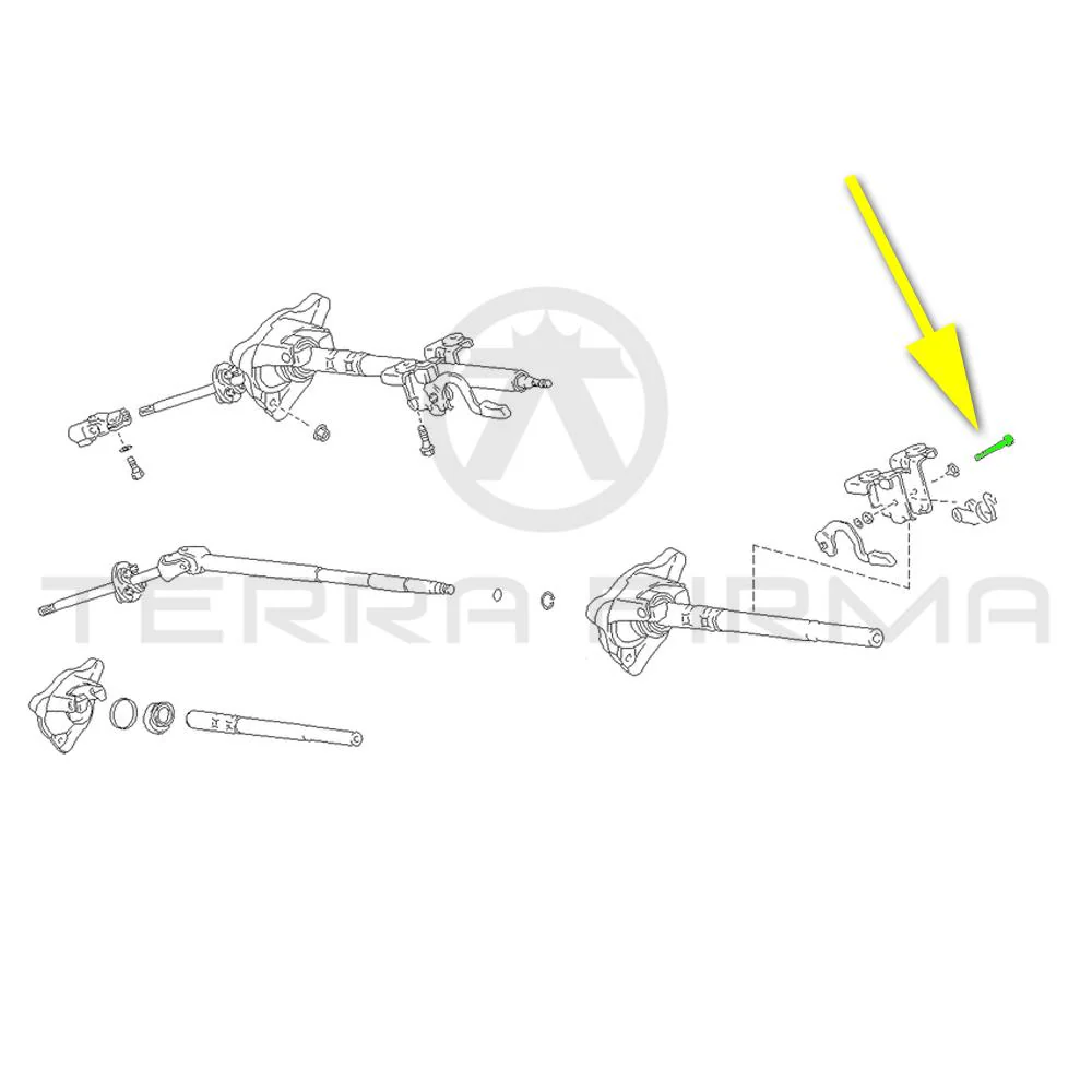 Nissan Laurel C33 Steering Column Bolt RB20/25 CA18 RD28 - Image 3