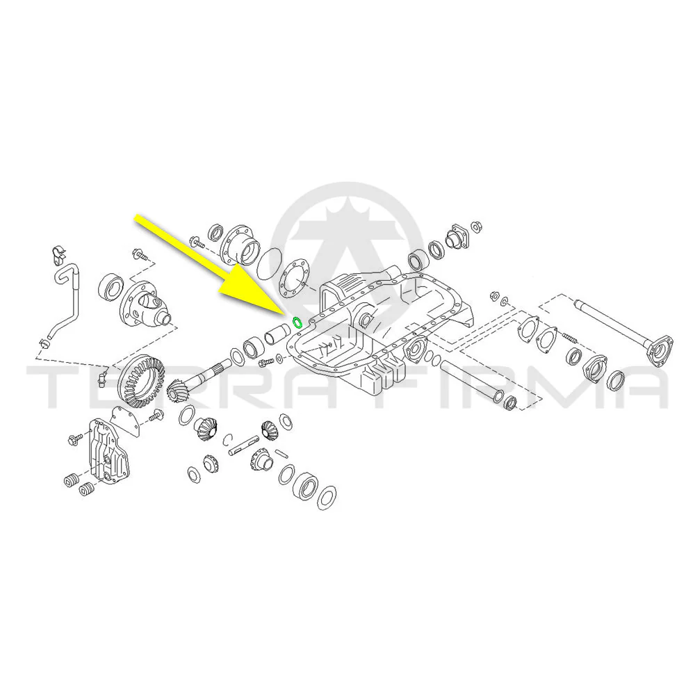 Nissan Stagea C34 Front Drive Pinion Adjust Washer (Rear) 2.33mm RB26/25 (All Wheel Drive) - Image 2