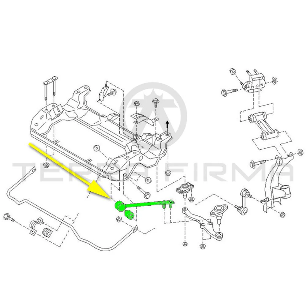 Nissan Stagea C34 Front Suspension Tension Rod, Right RB26/25 (All Wheel Drive) - Image 4