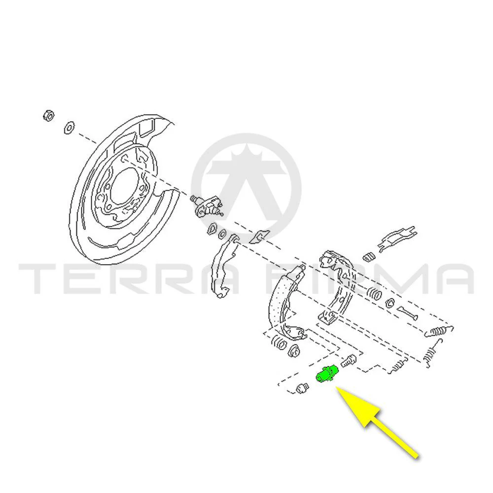 Nissan Stagea C34 Rear Brake Adjuster - Image 3